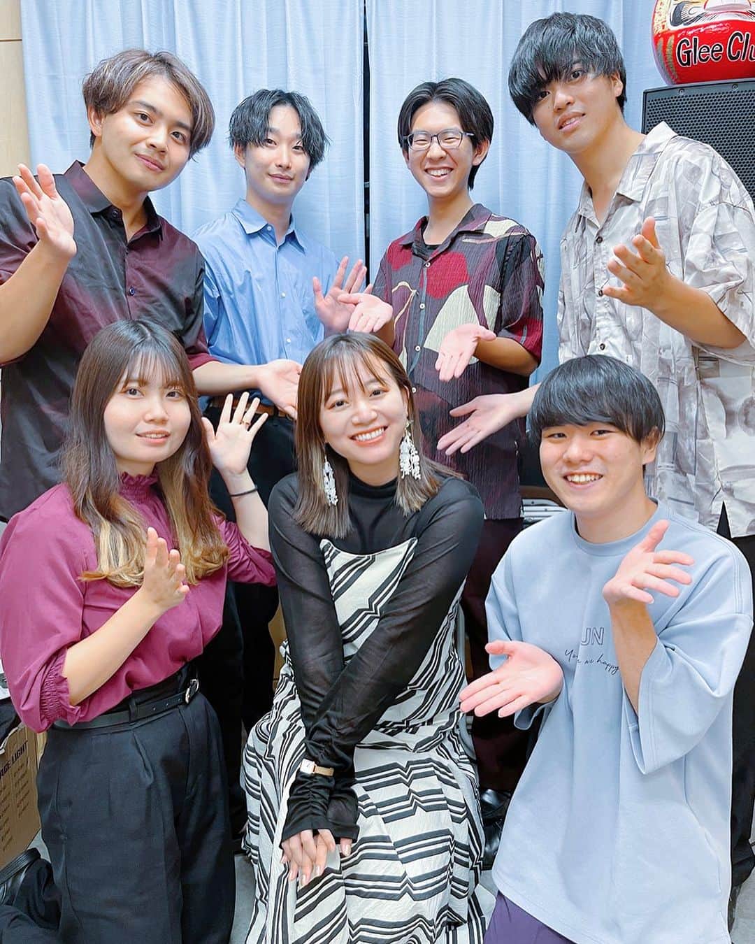 のインスタグラム：「高崎経済大学gleeのみんな！！！！  バンクリさせて頂きました👏👏👏 縦バンドなのにみんなそれぞれ個性があって、いい雰囲気でした✨✨  リズム・発声・ピッチ 基本的なところも含め、各々の課題を潰していこうね！  ▪️バンドクリニック 最近沢山のご依頼本当にありがとうございます、、、 オンラインでも行っております！ お気軽にDMにてご連絡お待ちしております🤗」