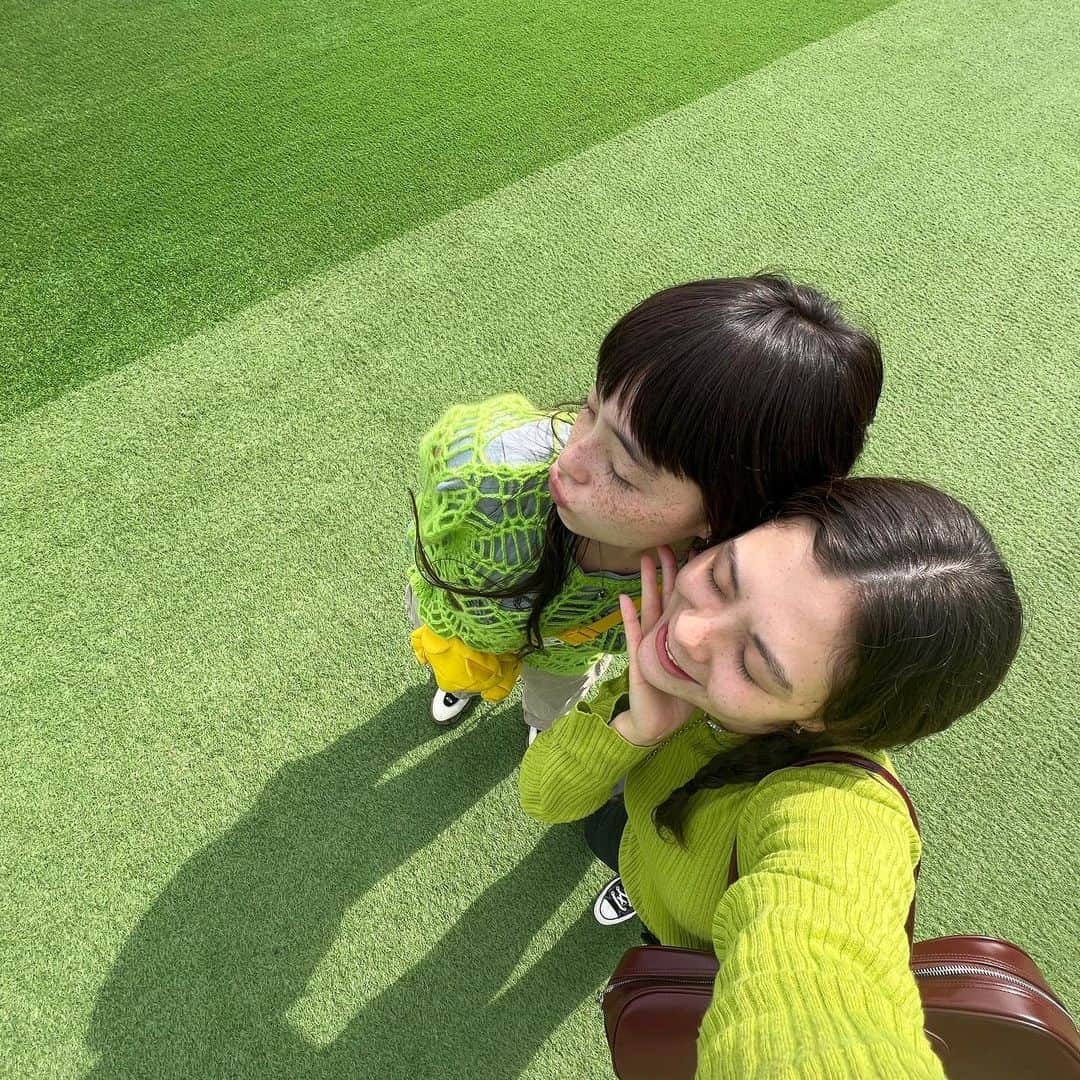 エモン・久瑠美のインスタグラム：「러브~🧸💚」