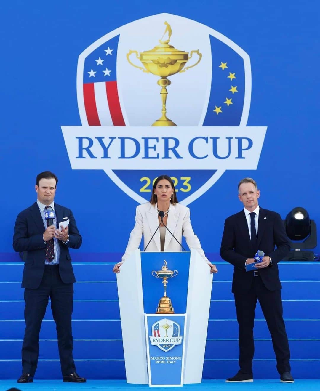 メリッサ・サッタのインスタグラム：「The opening ceremony of the Ryder Cup 2023 ⛳️」