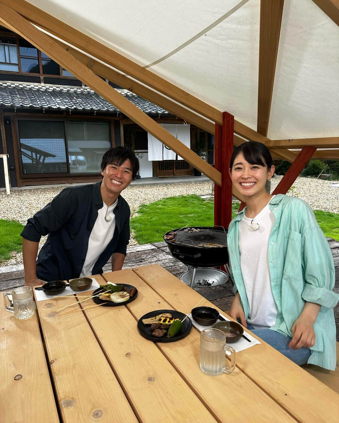 濱田隼のインスタグラム：「明日の #ドデスカドようびデス は #はなしゅん 旅。岐阜県美濃加茂市の旅です。 スリル満点！高さ9ｍのアクティビティに大興奮でした。  そして #河村花 さんのアドリブ全開で、今回も振り回されています。笑 ただ「メインMC頑張って下さい！」と力強いエールもくれました^ ^  番組スタートから２年半 #ドデスカドようびデス に出演するのも最後です。 土曜日の朝は #デルサタ 時代から約7年担当してきました。 スタッフの団結力が強く、良いチームなのです！  最後、ぜひご覧ください！ そしてこれからも、よろしくお願いします！  #河村花 #濱田隼」