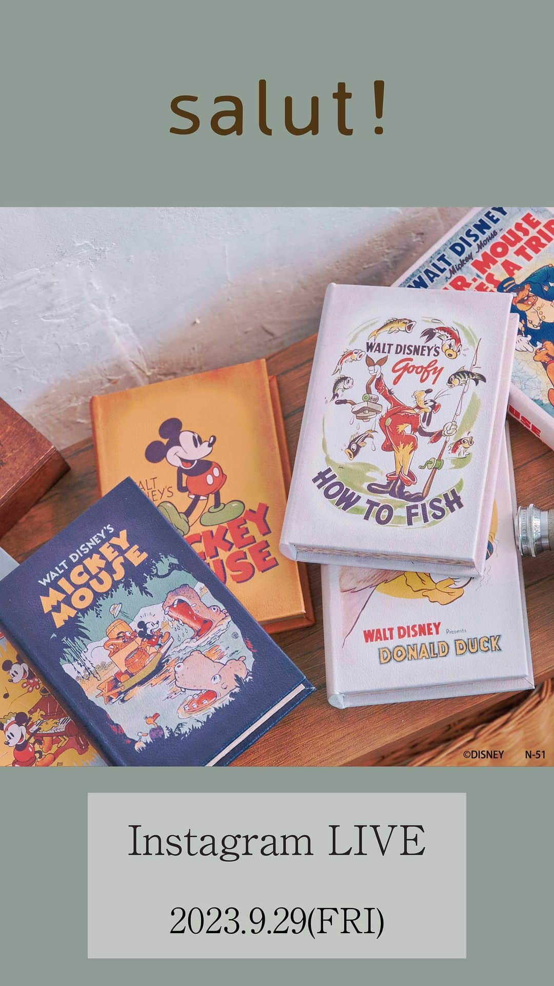 salut!のインスタグラム：「その他の投稿⇨ @salut_shop ･･････ Disney collection限定アイテム 第2弾インスタライブ♪ ･･････  ⁡ 9月23日（土）※公式通販サイトでは9月26日（火）より 今年創立100周年を迎えるディズニーのキャラクターを使ったアイテムが大集合する 「Disney Collection」限定アイテムを4弾に渡り発売致します。  今日は、第2弾アイテムの商品紹介インスタライブを実施しました◎  いよいよ明日から店舗で発売されます！ お買い物の参考にして下さいね♡  【発売日について】 ・salut!全店では各店舗【第1弾】9/23【第2弾】9/30 【第3弾】10/7【第4弾】10/14の各オープン時より発売開始致します。 ・salut!公式通販サイト「PAL CLOSET（パルクローゼット）」では 【第1弾】9/26【第2弾】10/2【第3弾】10/10【第4弾】1016の各AM10:00～発売開始 詳しくは＠salut_shop  URLの公式通販サイト特設ページからご確認ください。  【各店舗での購入について】 １つの商品につきおひとりさま5個までとさせて頂きます。 「Disney collection」の購入は店舗ごとの「整理券」による入場となります。 ※整理券とは、当日の混乱を避けるため、 販売時間帯を区切り指定時間にご利用いただく券です。 詳しくは特設ページにてご確認くださいませ。  【公式通販サイトでの購入について】 １つの商品につきおひとりさま5個までとさせて頂きます。 ショッピングカートに商品を入れた時点で60分間は在庫が確保された状態となります。 60分を過ぎますとカートに入っていても、 完売した場合はご購入ができかねますので予めご了承ください。  ─────────── ⁡ その他詳細は @salut_shop トップページURLよりご確認下さいませ𓍯 ⁡ ─────────── #サリュ #salut #まいにちインテリア #インテリア雑貨 #雑貨店 #雑貨屋 #雑貨屋さん巡り #ディズニー #ディズニーグッズ #disney#ミッキーマウス #ミニーマウス #ミッキー #ミニー #ディズニー100 #ディズニー部 #ディズニーコーデ #ディズニー好きな人と繋がりたい#オリジナルグッズ #ディズニーファン #ディズニー好き #d100 #オンライン #パルクロ #パルクローゼット #disneygram #ディズニーキャラクター」