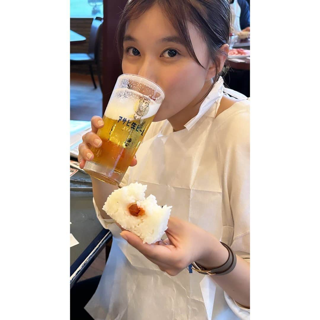 芳根京子さんのインスタグラム写真 - (芳根京子Instagram)「気付いたら夏が終わってる...？ 載せてなかった夏の思い出たち一気に載せちゃえ🚗🍦🍺🍙🍖　 マルエフ×おにぎりはジンギスカンもいましたー。最高っ！」9月29日 20時24分 - yoshinekyoko