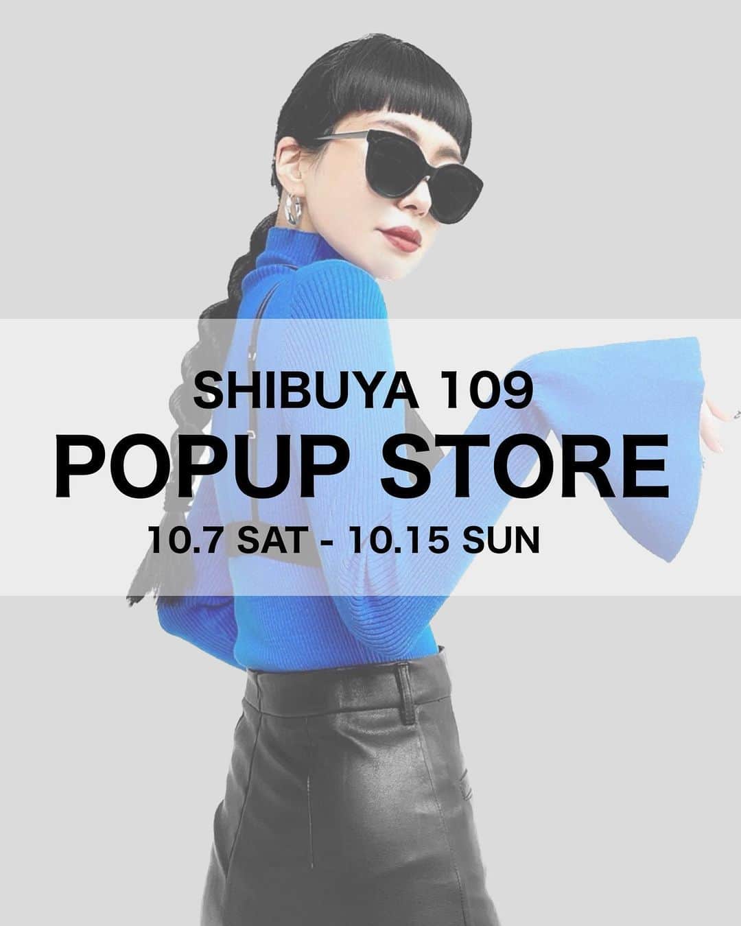 lve_xxxxのインスタグラム：「. . 𝗟𝗩𝗘𝗨. 𝗣𝗢𝗣𝗨𝗣 𝗦𝗧𝗢𝗘𝗘 𝗦𝗛𝗜𝗕𝗨𝗬𝗔𝟭𝟬𝟵 𝟰𝗙 𝟮𝟬𝟮𝟯.𝟭𝟬.𝟳(𝗦𝗔𝗧)-𝟭𝟬.𝟭𝟱(𝗦𝗨𝗡)  𝗔𝗶 𝘀𝗲𝗹𝗲𝗰𝘁 ×  𝗼𝗿𝗶𝗴𝗶𝗻𝗮𝗹  お取り扱い商品のお問い合わせを 頂いていたのでまとめてみました☺️  10月発売の新作もほぼ並びます👍✧  またPOPUP限定価格&先行発売 itemも御座います🙌  そして、さーらーにーーー！！  POPUP限定のNOVELTYも ご用意しております🎵  ❶ STICKER お買い上げのお客様全員にﾌﾟﾚｾﾞﾝﾄ  📱に入れてたりしてください♡  ❷ TOTE BAG 8,000円(税込)以上お買い上げ  普段使いも出来るﾄｰﾄﾊﾞｯｸﾞ ｴｺﾊﾞｯｸとしても🙆‍♀️ しっかり団扇も入ります😆笑  ❸ MIRROR Aiselect ・ originalご購入様限定 10,000円(税込)以上お買い上げ  ｺﾝﾊﾟｸﾄﾐﾗｰをﾌﾟﾚｾﾞﾝﾄ♡ こちら、めっちゃﾚｱｱｲﾃﾑになると思う👍 早速私愛用しております☺️♡  実際にご試着してご検討頂ける この機会に是非ご利用下さいませ♡  店頭に立つ日程は下記 (時間未定・ｽﾄｰﾘｰに後日載せます)  10/7 ・10/8  10/9・10/14・10/15  お昼頃から3時間前後の予定です。 長居しちゃうかもしれませんが🤣  一緒にコーデ組んだりお話し出来るのを 今から楽しみにしております💙  お時間御座いましたら、 お気軽にお越しくださいませ☺️  .」