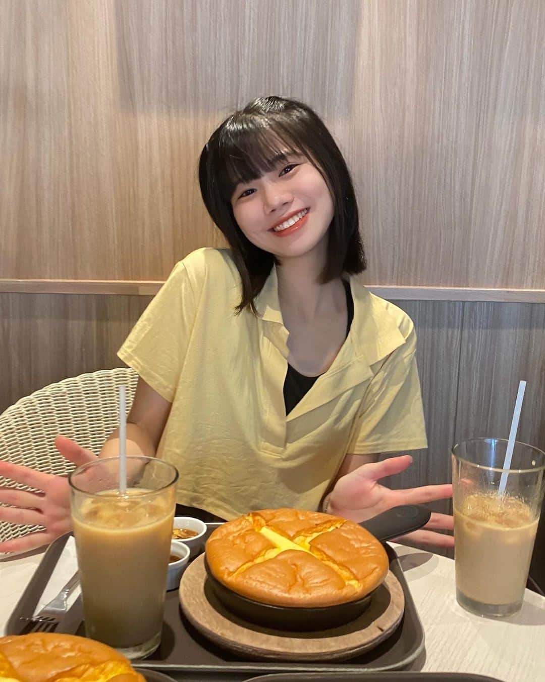 竹内ななみさんのインスタグラム写真 - (竹内ななみInstagram)「♡  またパンケーキ🥞❕  フォルムがめちゃかわいいパンケーキでした🐭  ・ ・ ・ ・ ・ ・ ・ ・ ・ #東京観光 #東京 #秋葉原カフェ #秋葉原 #秋葉原ランチ #パンケーキ #ぐりとぐらのパンケーキ #ぐりとぐら #oasiscafe #秋葉原グルメ #idol #japaneseidol #japanesegirl」9月29日 20時43分 - nanami.1002