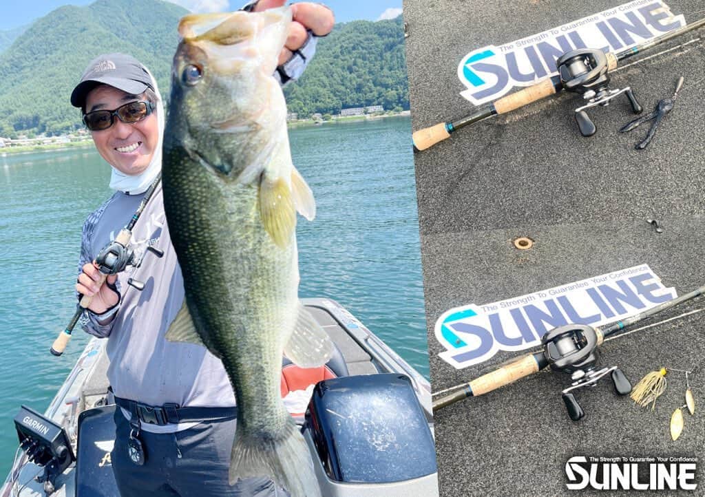 のインスタグラム：「【キーはウイード】撃っても巻いてもOK！ターンオーバーを味方につける“秋バス攻略”/中田敬太郎  https://www.lurenewsr.com/280710/  #サンライン #シューターFCスナイパー #中田敬太郎 #ルアーニュース」
