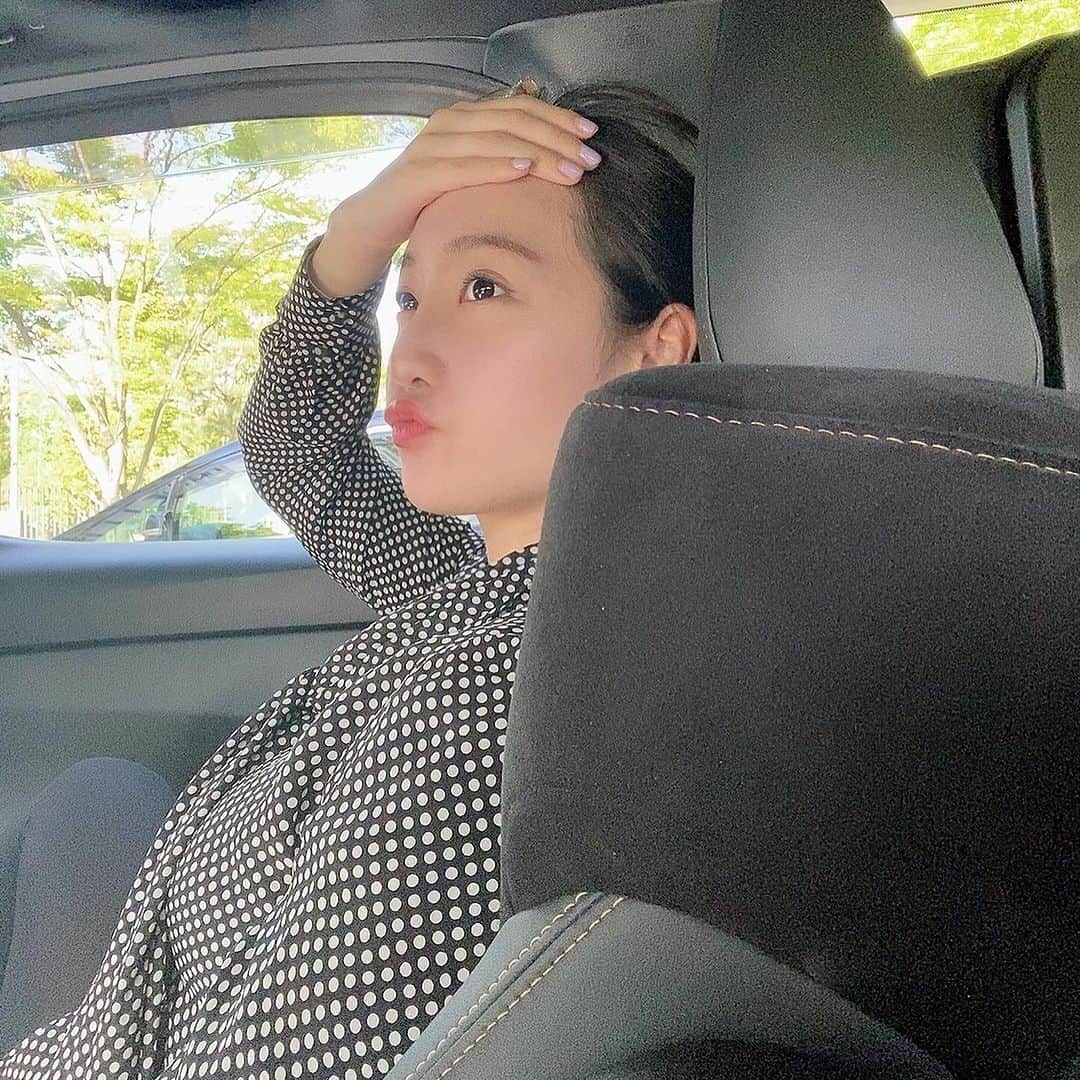中西悠綺のインスタグラム：「今日も一日お疲れ様でした☺️ 今天一天也辛苦啦〜  #空」