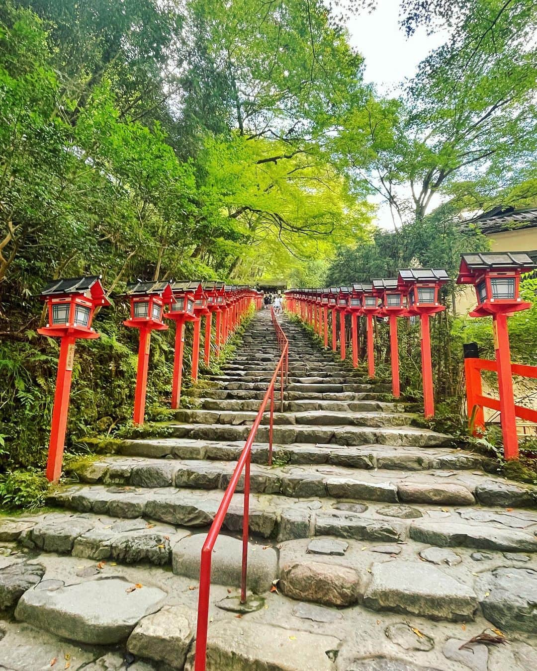 ひぐちしょうこさんのインスタグラム写真 - (ひぐちしょうこInstagram)「京都旅、2日目は鞍馬寺へ。  鞍馬寺は大好きで、もう5回は来てるかな。 少し久しぶりの鞍馬寺、やっぱりとっても素晴らしい気が満ち満ちていました✨✨✨  最近お香にはまっているので、鞍馬寺でも白檀のお香、沈香のお香、塗香に清め杉も購入してご満悦。  本堂にお参り後は山を登って奥の院 魔王殿へ。 お祈りしたり、美味しいおにぎりを食べたりして。ゆっくり場のエネルギーを吸収してきました☺️  そのまま山をおりて、貴船神社へ。 奥宮まで行ってお参りしてきました⛩️✨  9月とはいえ、京都はとても暑くて。 今年一番汗かいたかも🤗　 気持ちの良い一日でした✨  #temple  #shrine #神社#japan #japan_art_photography  #japantravel #travel #お寺 #お寺巡り #京都 #旅行」9月29日 21時55分 - higuchishoko