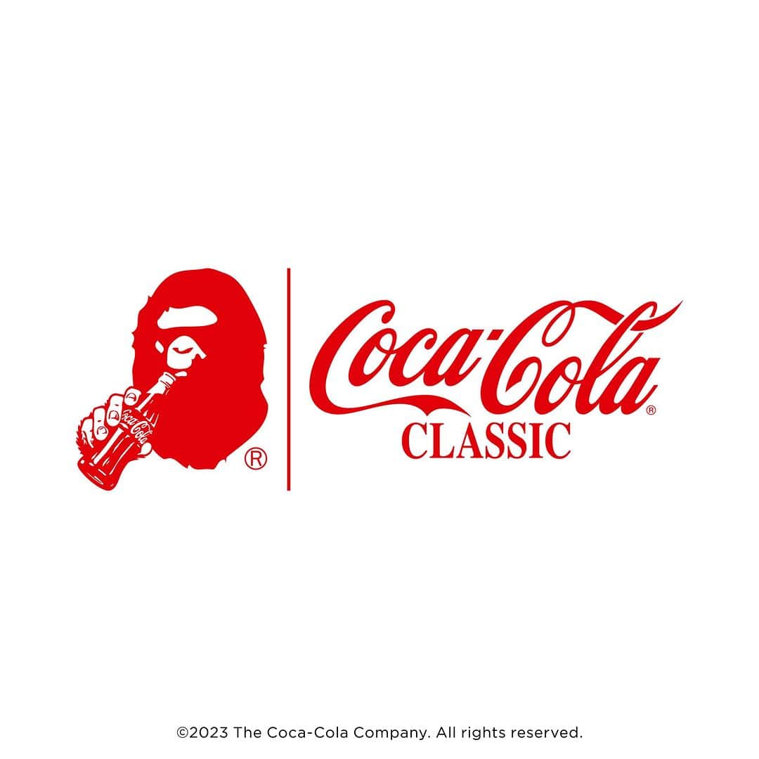 ア ベイシング エイプのインスタグラム：「A BATHING APE® × Coca-Cola® COMING SOON…  @cocacola  #abathingape #bape #CocaCola」