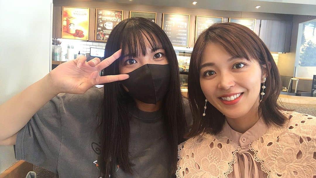 豊崎なつきのインスタグラム：「* 東京から帰ってきたRちゃん✨  急遽、連絡くれて 1時間ちょっとしかなかったけど たーくさんお話出来て良かった♡  NBCでカメラアシスタントしてた時から 娘の様な可愛い子🌷✨  話すテンポとか 考えとか 何か好きだなぁー。  また、長崎に帰ってきたら 連絡ちょーだいね‼︎  長崎のママ待ってます🌷」