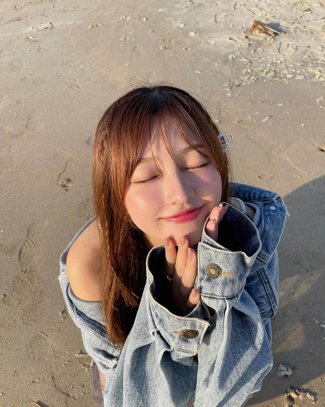 高木悠未のインスタグラム：「夕陽😙😗😬」