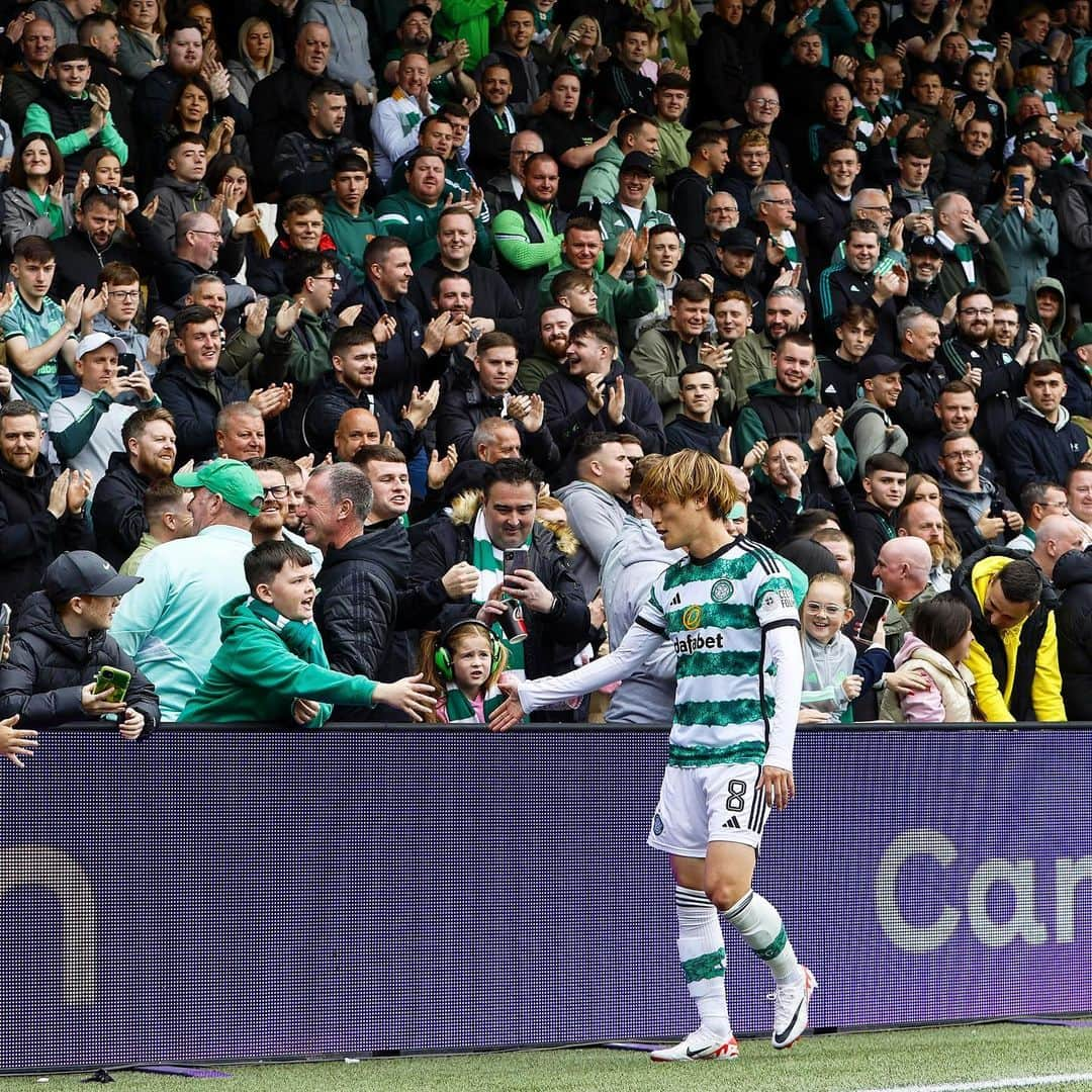 古橋亨梧のインスタグラム：「See you tomorrow, Celts 🤝🏻💚」