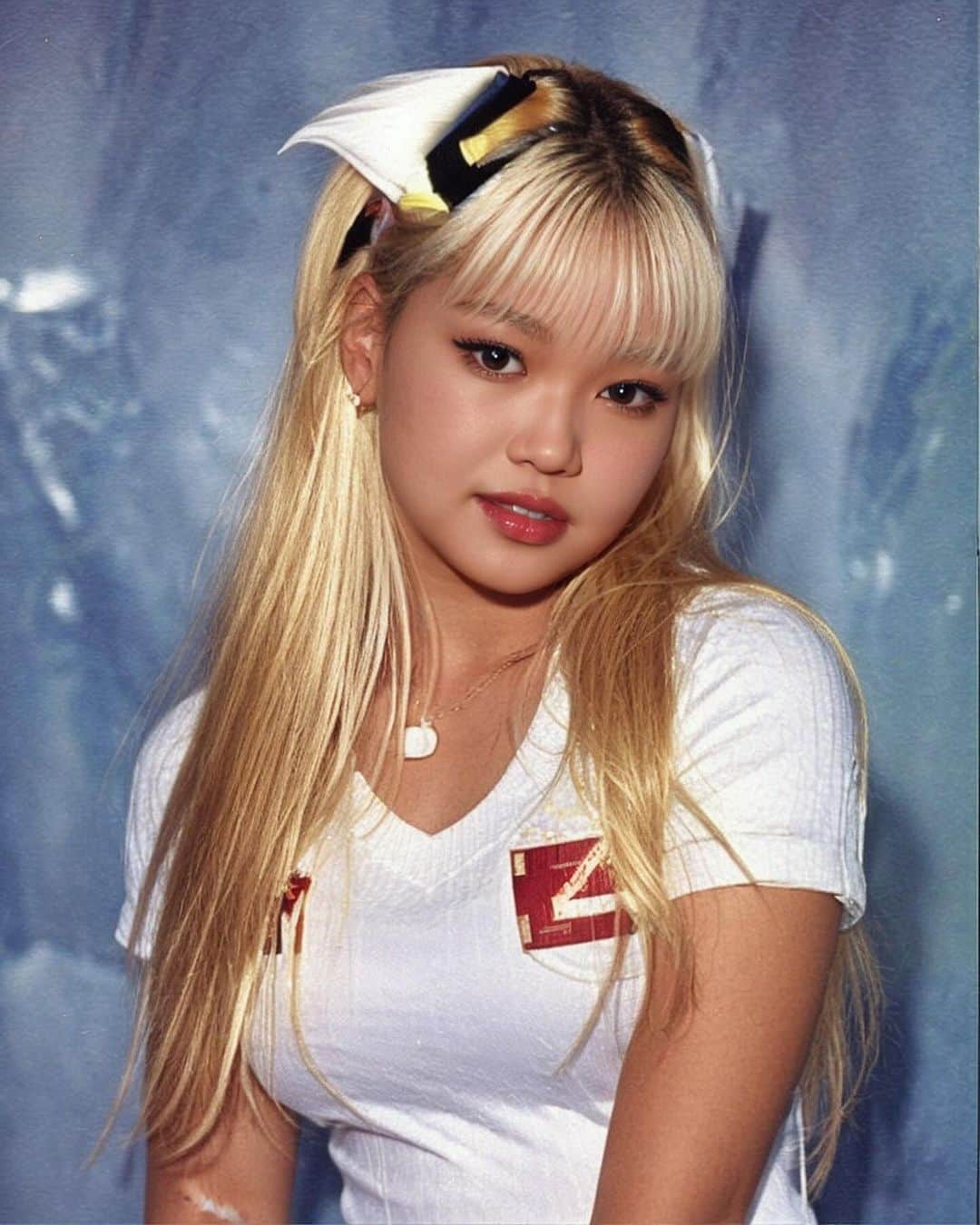 川端結愛のインスタグラム：「Good Morning:)  Please call me ＂Y＂🏫🩷🩵 留学していた世界線のわたし♡🤣  #yearbook」