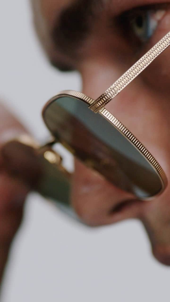 オリバーピープルズのインスタグラム：「Clean cut. RYNN.⁠ ⁠#OliverPeoples Fall 2023⁠」