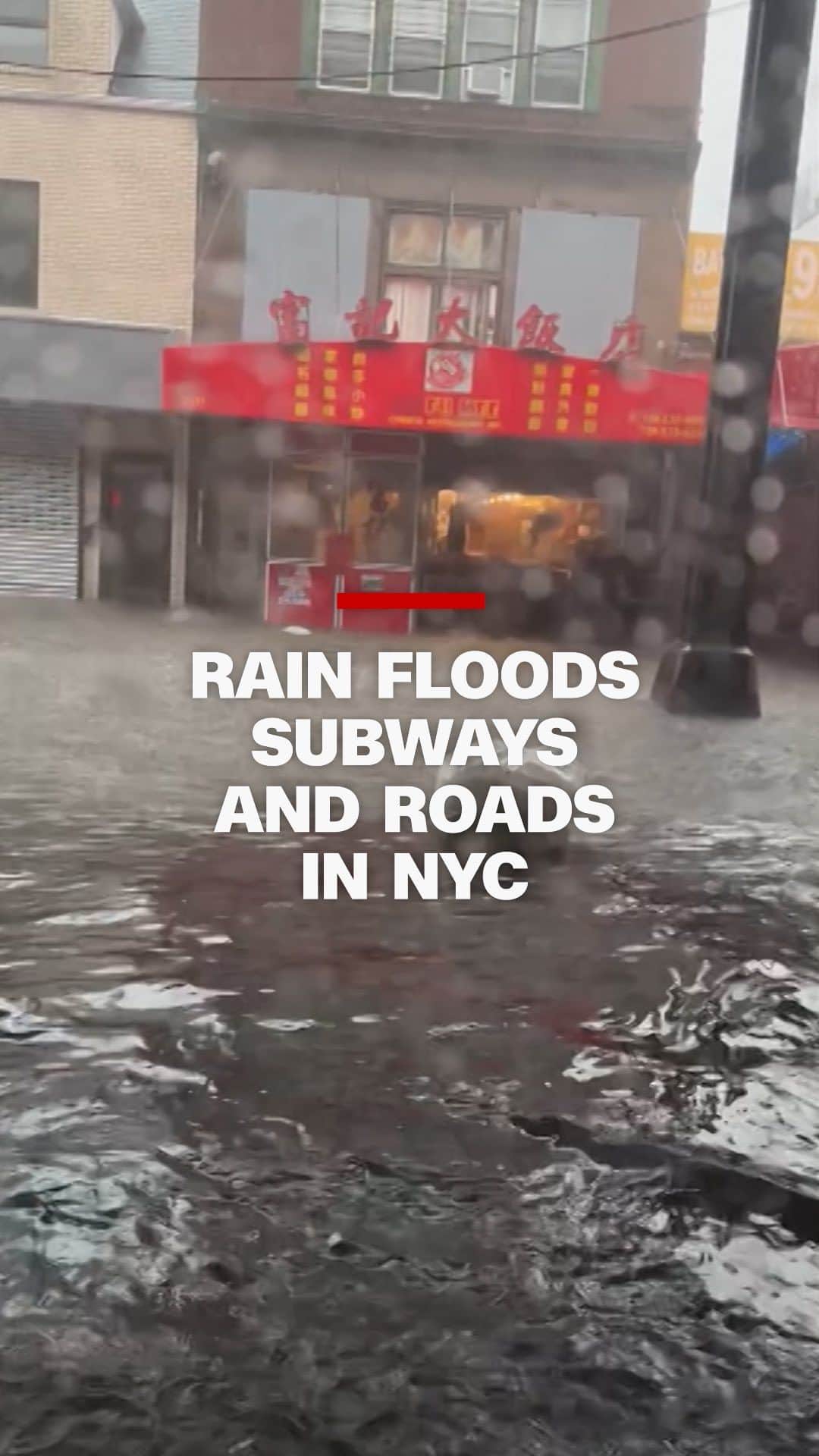 CNNさんのインスタグラム動画 - (CNNInstagram)「Flooding closed roads, disrupted ...