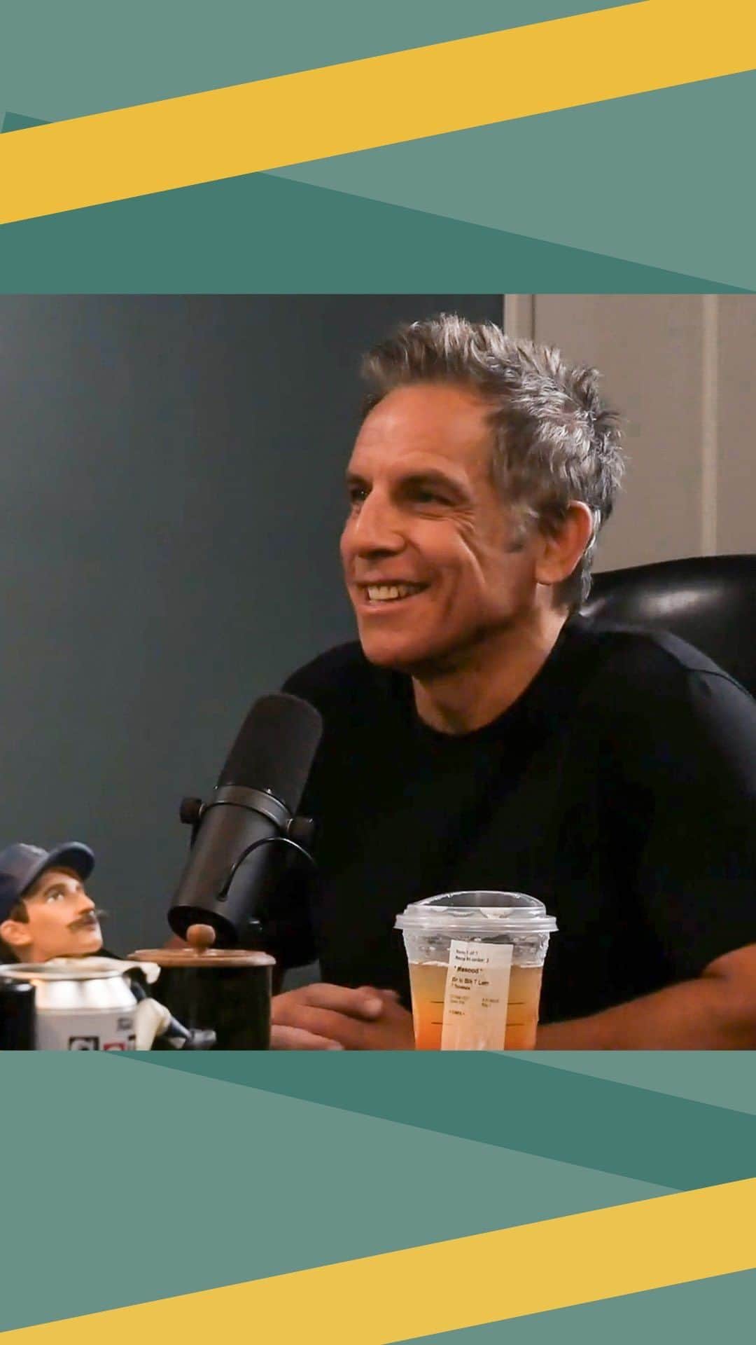 メイム・ビアリクのインスタグラム：「Don’t miss this one!! 🧠💥 Ben Stiller (@benstiller) joins us in the MBB studio to discuss his parents’ influence, his mental health journey as a child, how the pandemic brought him and his wife Christine Taylor back together again, his workaholic tendencies, and what’s next for his career! He opens up about his mother’s struggles with alcoholism, his feelings of separation anxiety as a child, the interesting forms of therapies his family tried, and his experience with transcendental meditation. Ben and Mayim break down his favorite Yiddish words during an impromptu Yiddish Word of the Day! The complete episode is just a click away! Visit ▶️ the link in our bio.🎙🎧 #BialikBreakdown   #mayimbialik #mentalhealthpodcast #podcasts #BenStiller」