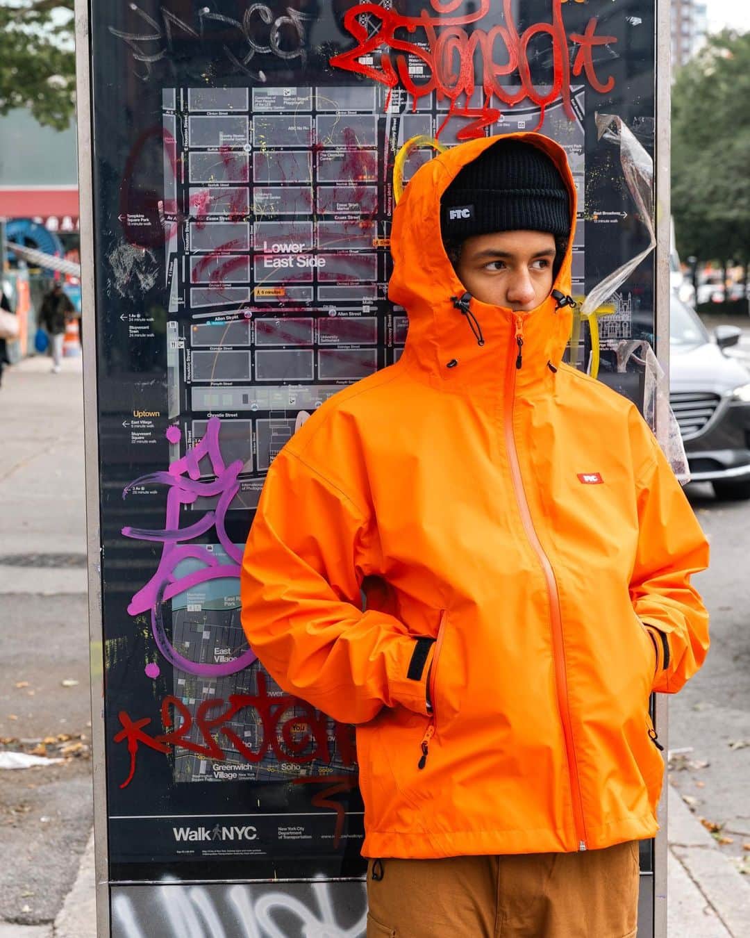 エフティーシーのインスタグラム：「FTC 3L Waterproof Nylon Shell Jacket Available Online Now 🌆 Photos by @ando_______________  #ftc #ftcskateboarding #forthecity #ftcsanfrancisco #ftcjp #ftctokyo #ftcnagoya #ftcosaka #ftcnewyork #ftcautumnwinter23」