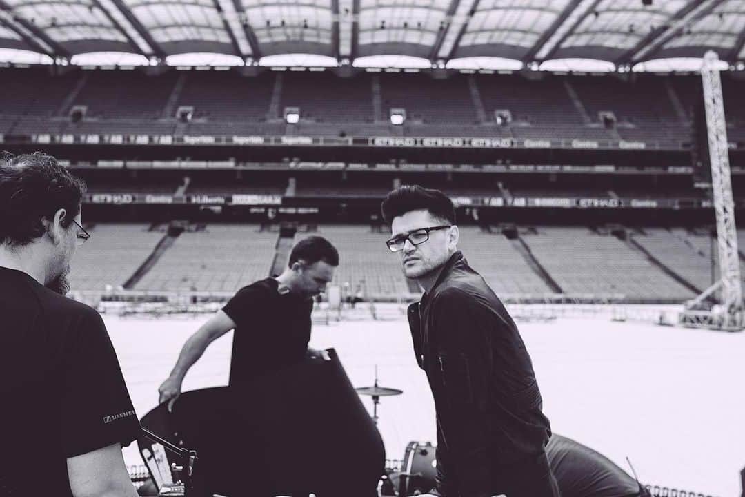 The Scriptのインスタグラム：「We love the moments before the shows. Loading in and seeing the size of the venues, it’s a buzz. Can’t wait to play again. Stay tuned. #thescriptfamily 🙌」