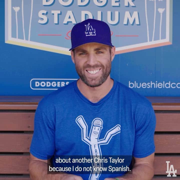 Los Angeles Dodgersのインスタグラム：「Has Chris Taylor ever done anything wrong in his life? Find out in the final episode of Nice Tweets with Chris Taylor!  Afterwards, be sure to vote for him for the Roberto Clemente Award in the link in our bio.」
