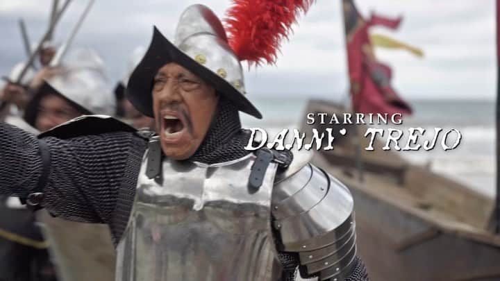 ダニー・トレホのインスタグラム：「A new movie I’m in @1521movie: The Quest for Love and Freedom is hitting theaters October 2nd! Inspired by a 500 year old epic story of when the Spanish Empire first invaded the Philippines and were defeated! Get your tickets now at my *Link in Bio*  #1521movie #1521」