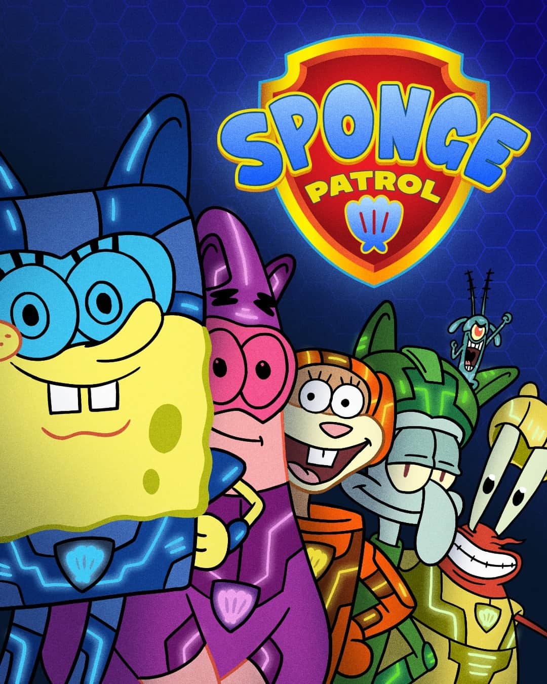 スポンジボブさんのインスタグラム写真 - (スポンジボブInstagram)「sponge patrol on a roll!   bring your goofy goobers, bring your family! PAW Patrol: The Mighty Movie, in theatres now! #PAWPatrolMovie」9月30日 6時30分 - spongebob