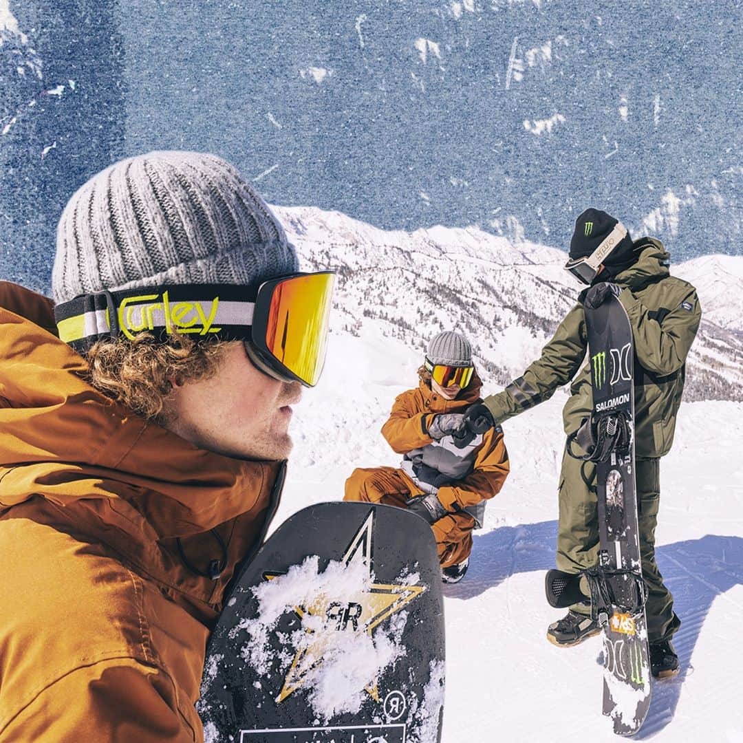 hurleyのインスタグラム：「Mountain days are so close, we can almost smell the fresh powder. Gear up in all new, technically advanced snow gear at the link in bio 🏂」