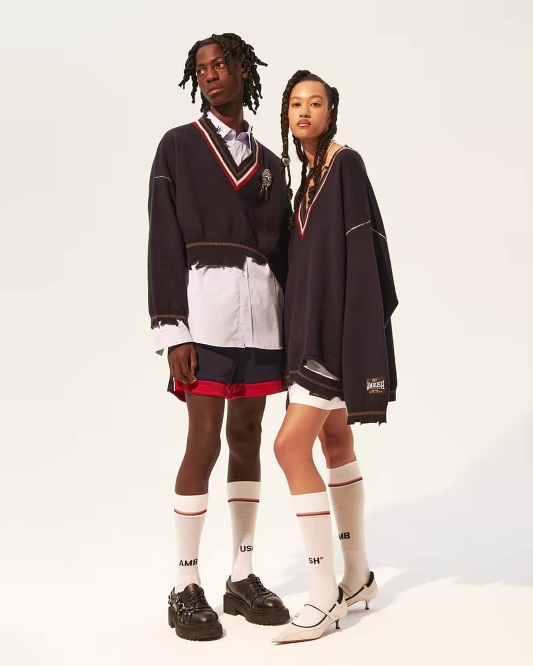HYPEBEASTさんのインスタグラム写真 - (HYPEBEASTInstagram)「@ambush_official is ready for back-to-school season with its SS24 offering. Across a range of statement jackets, knitwear, and sporty sets, the collection combines street-savvy styles with a classic classroom ethos to create a striking, modern take on the school uniform.⁠ Photo: @yoon_ambush」9月30日 7時45分 - hypebeast