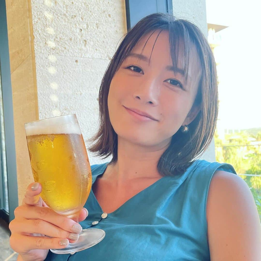 大島由香里さんのインスタグラム写真 - (大島由香里Instagram)「本日何杯目かのビール」9月30日 17時52分 - yukari__oshima