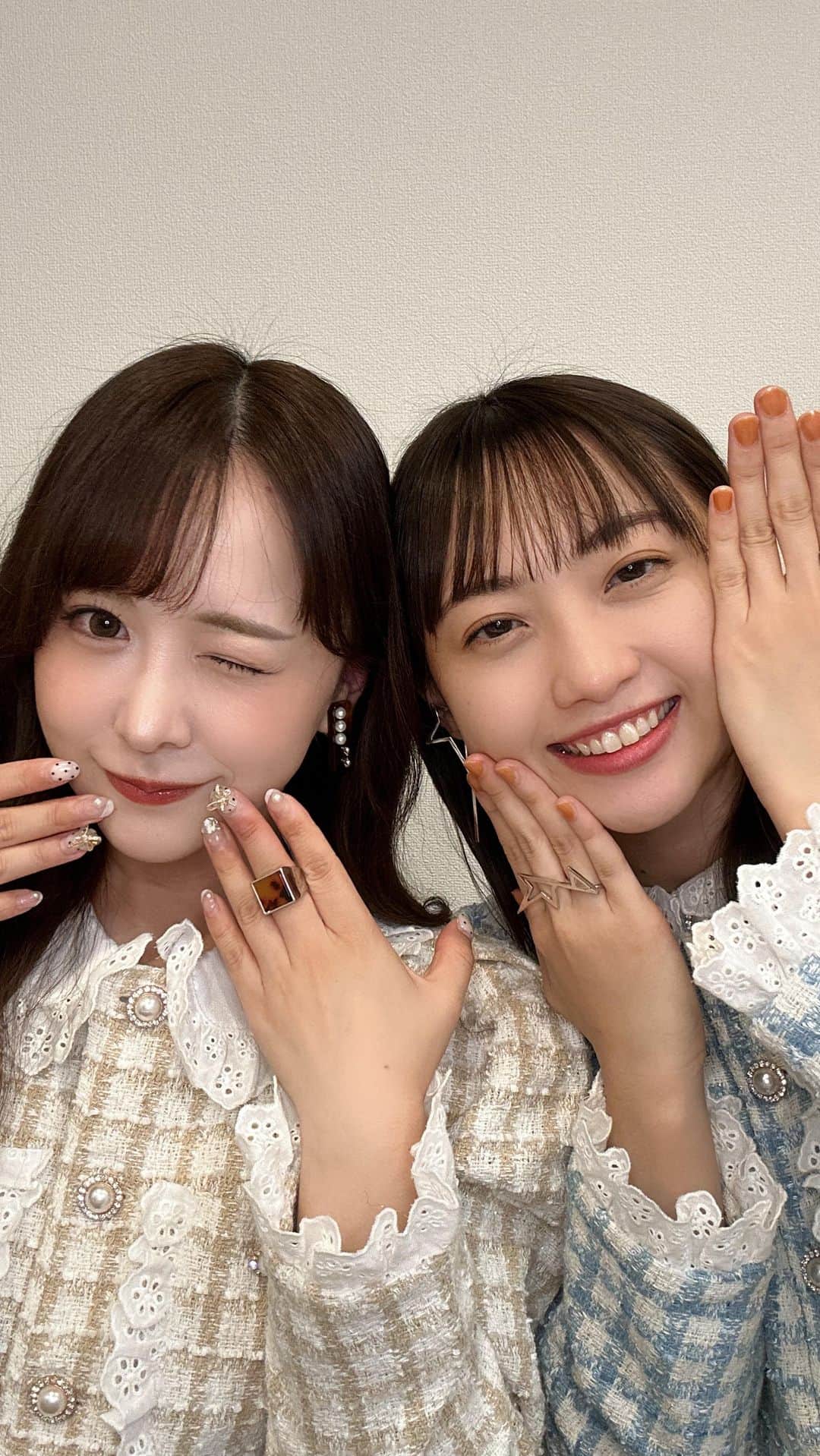 のインスタグラム：「@chouette_latte  @infini8_official  @11kanaco14   コラボ配信🤎  ブランドの大先輩かなちゃんとお喋りしながらアイテムについて語ってます😌」