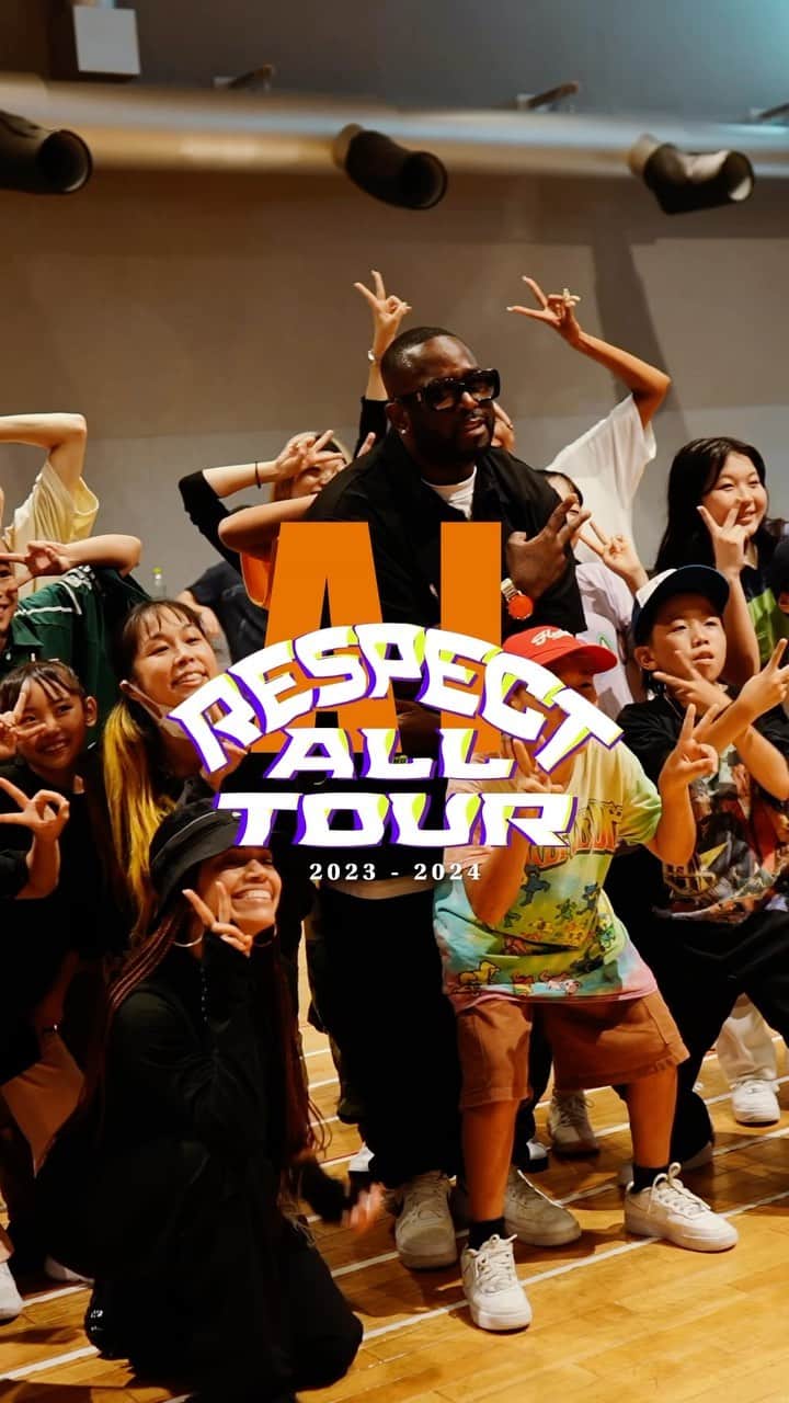 AIのインスタグラム：「Soooo talented kids dancers!!!! ついにキッズと！！！！楽しみすぎる！！！！全部のみんなのパワーでツアーもいよいよスタートします！！！子供達もオーディション受けてくれて本当にありがとう。参加してくれた全てのキッズダンサーにリスペクトです。🫶🔥✌️本番楽しもう🔥✌️🫶  🙏🏼 @luudaddy @elysandraq   Powered by @gkkj.tokyo @yoshikidb   #AIリスペクトオールツアー」