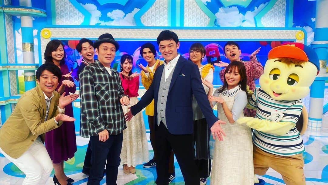 宮田麺児のインスタグラム：「おはよう朝日土曜日です。です  今日も愉快な放送でした。  #おはよう朝日土曜日です」