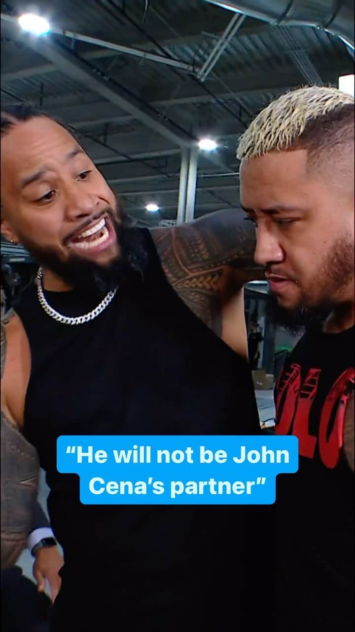 WWEのインスタグラム：「#TheBloodline continues to cause chaos on #SmackDown… ☝️」