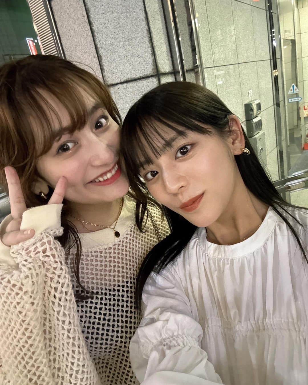 川口カノンのインスタグラム：「大好きな人とおいしいごはん。♡ もう出会って10年笑」