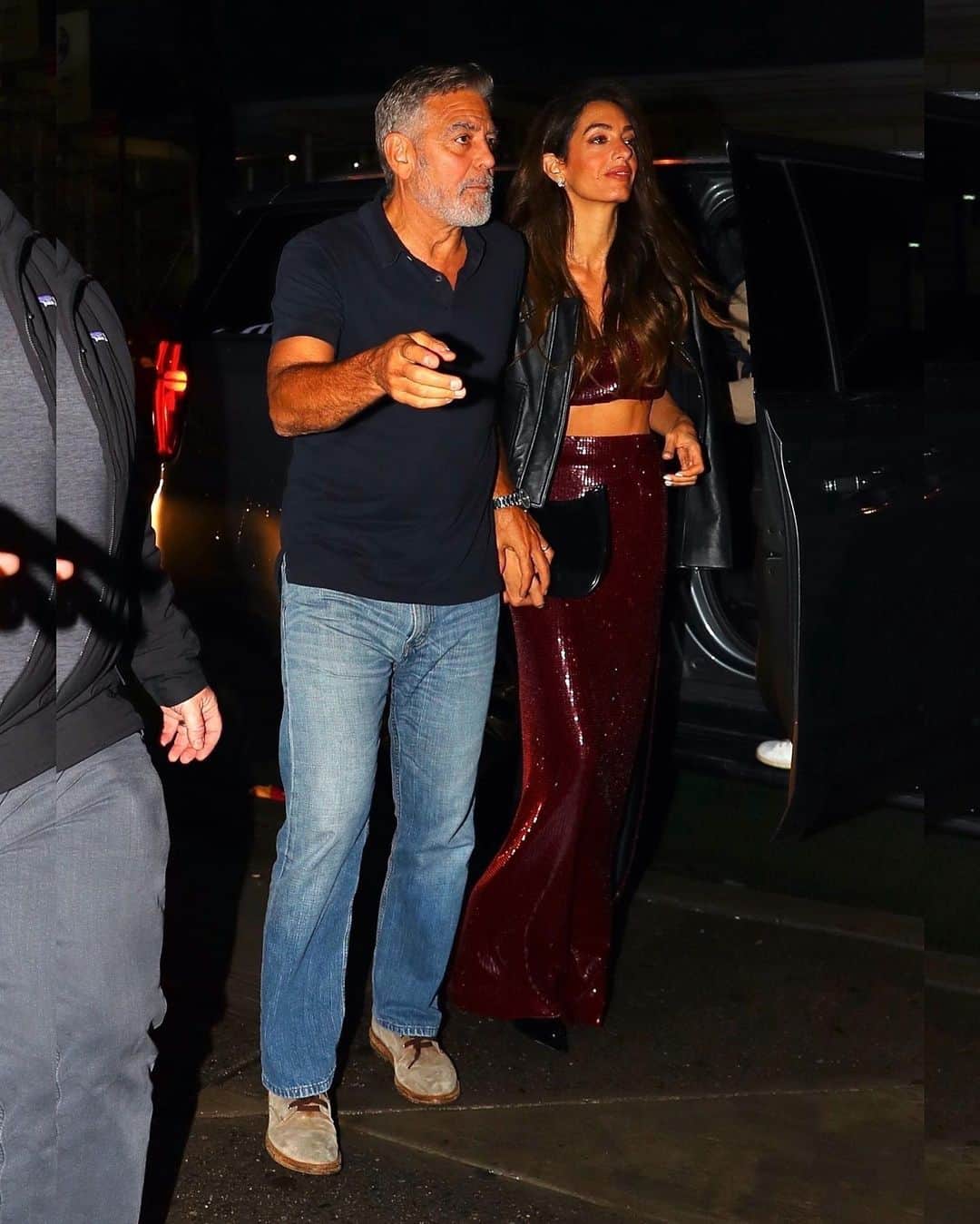 Just Jaredさんのインスタグラム写真 - (Just JaredInstagram)「George and Amal Clooney head out to dinner with some of their family members at Scalinatella in NYC #GeorgeClooney #AmalClooney Photos: Backgrid」9月30日 12時52分 - justjared