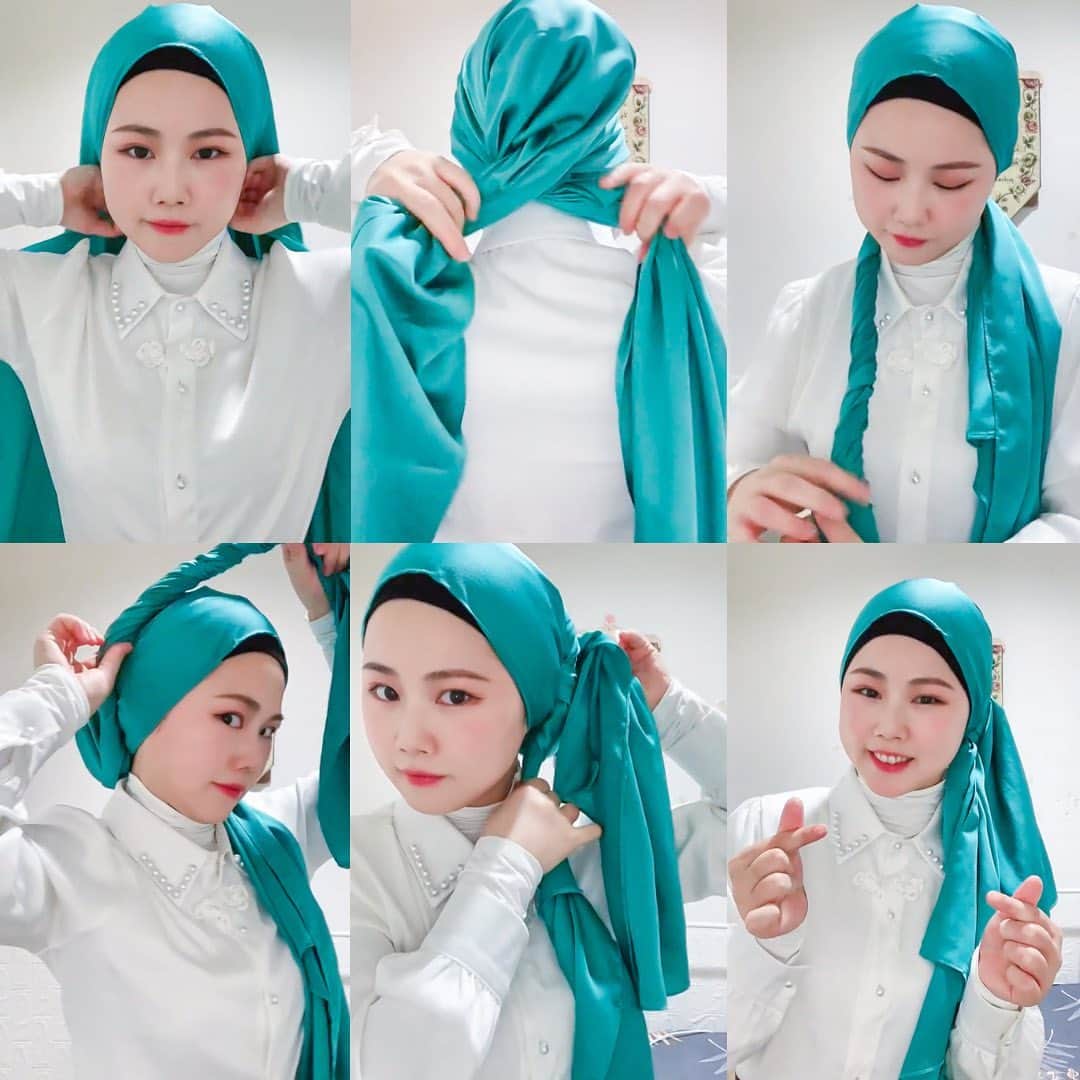 sunaのインスタグラム：「🥀Ponytail hijab Tutorial🥀 ⭐︎No Pin ⭐︎Easy  This styling looks very stylish and fashionable. Plus, you don't need any Pins! so it's very easy and very recommend! . . In this account, a Japanese converted Muslimah will show you how to look beautiful while hiding your hair and skin with a hijab. Let's learn how to enjoy fashion while hiding your hair.  🌸Easy Hijab styling for all muslimah🌸 ▪︎Tips to make Kirei with Hijab  ▪︎Styling that you can do in 1 minute . . #hijab  #hijaberstyle #hıjabfashion  #hijabtutorial #hijabinspiration  #hijabi  #fashionmalaysia #muslimahfashionistawear  #malaysiamuslim  #cantikhijab #hijabmurah  #hijabcollection  #comel #hijabmasakini   #igmalaysia  #muslimmalaysia  #malaysia  #malaysiastyle  #malaysiafashion  #malaysianbeauty  #tudungmurahmalaysia  #tudungtutorial  #tudungcantik   #tutorialhijabpashmina #tutorialhijab  #tutorialhijabers  #tutorialhijabmodern  #tutorialhijabcantik  #tutorialhijabsimple」