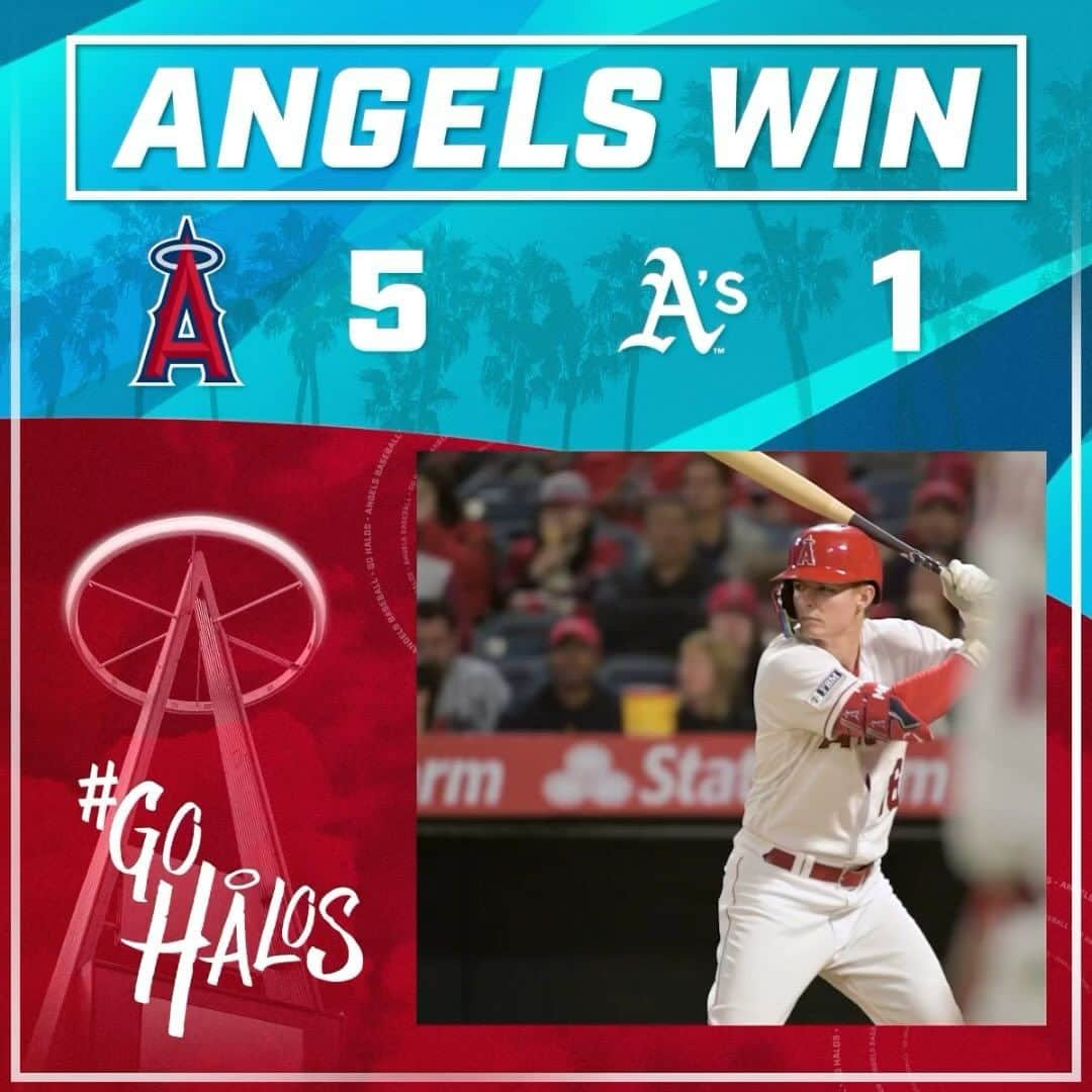 ロサンゼルス・エンゼルス・オブ・アナハイムのインスタグラム：「Locked in a Friday night WIN 🔒  #GoHalos | #SoCalMcD」