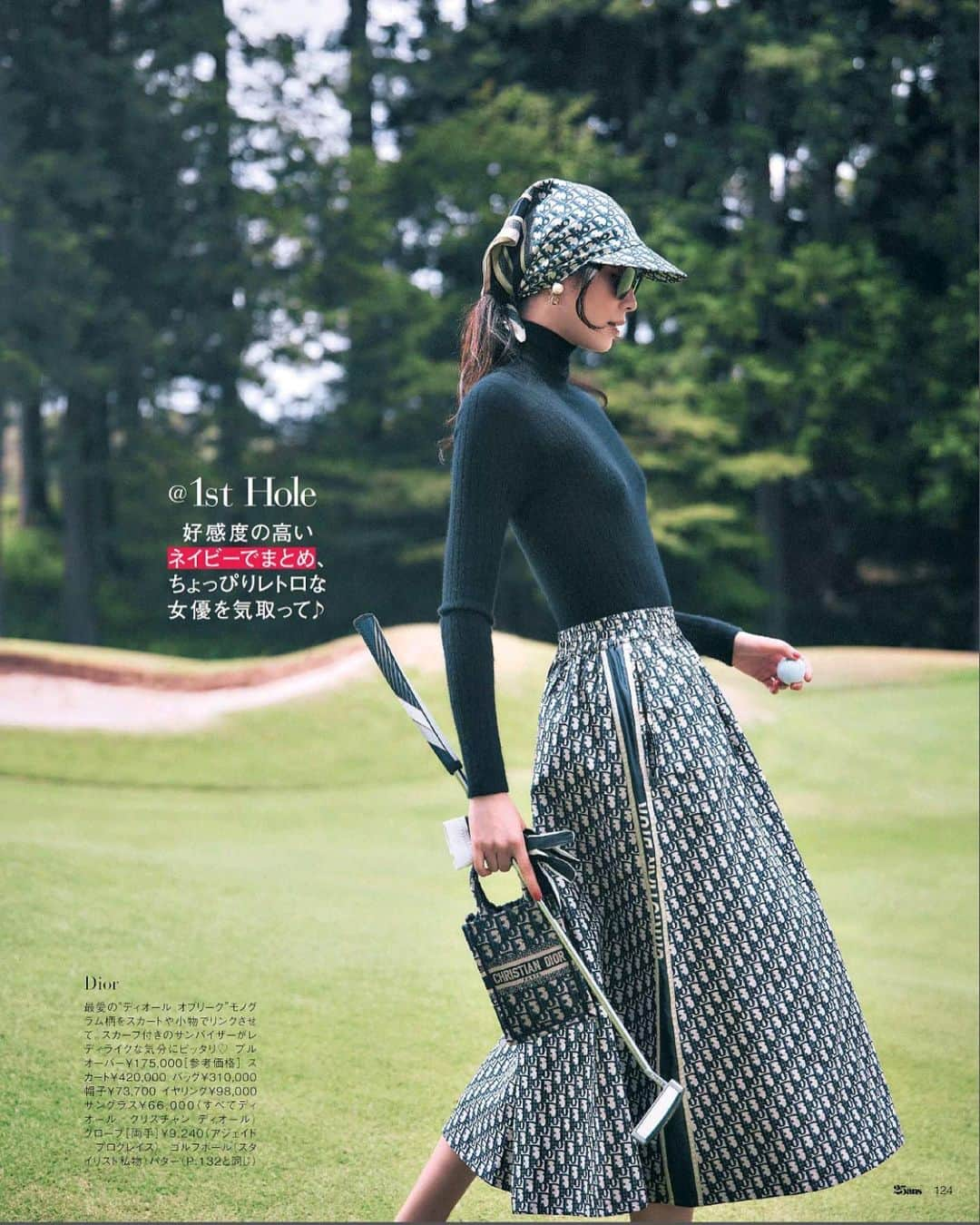 イーランさんのインスタグラム写真 - (イーランInstagram)「【ヴァンサンカン　11月号】に出てます。 Thank you @25ansjp 🤎🐎⛳️ #ゴルフコーディネート」9月30日 13時28分 - _yiran