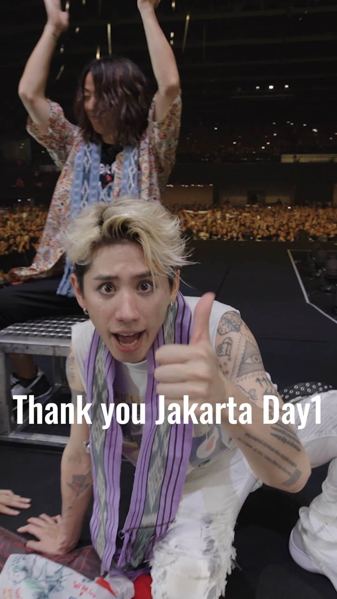 ONE OK ROCKのインスタグラム：「ONE OK ROCK - ASIA TOUR in Jakarta Day 1 (Recap)  #ONEOKROCK #LuxuryDisease #tour #Jakarta」