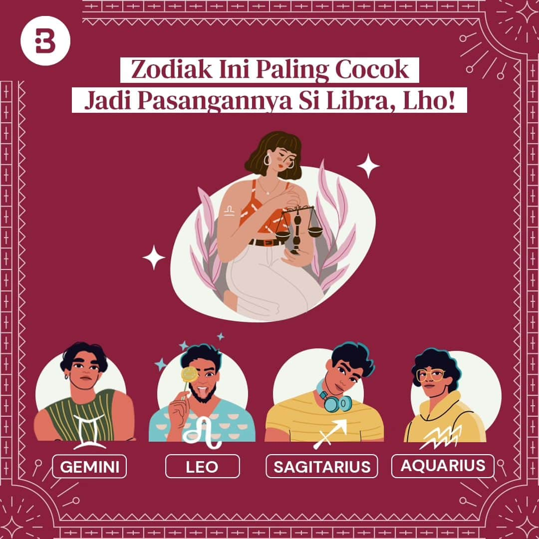 Beauty | Health | Fashionさんのインスタグラム写真 - (Beauty | Health | FashionInstagram)「Memasuki bulannya para si zodiak libra, katanya sih zodiak ini paling serasi dan juga saling melengkapi dalam kehidupannya seorang libra, nih.😍✨️  Setuju, beauties? —-- Jangan lupa untuk follow @Beautynesia.id  untuk berita menarik seputar wanita dan lainnya!  Follow juga instagram : @beautynesianews 💄 @mommyasia.id 🤰🏼👶🏻 —---- #zodiak #zodiac #katazodiak #katazodiac #libra #silibra #bulanlibra #zodiaklibra #asmara #pasangan #serasi #match #gemini #leo #sagitarius #aquarius #beautynesiaid」9月30日 14時50分 - beautynesia.id