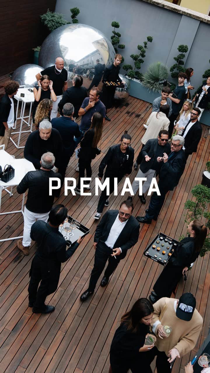 プレミアータのインスタグラム：「Premiata presented the Spring Summer 2024 Collection and a taste of the fashion trends for the year to come. The exclusive event for buyers, VIPs and influencers from all over the world took place at Premiata Showroom in Milan during the coolest week of the year.  Watch video. #Premiata #MFW23」