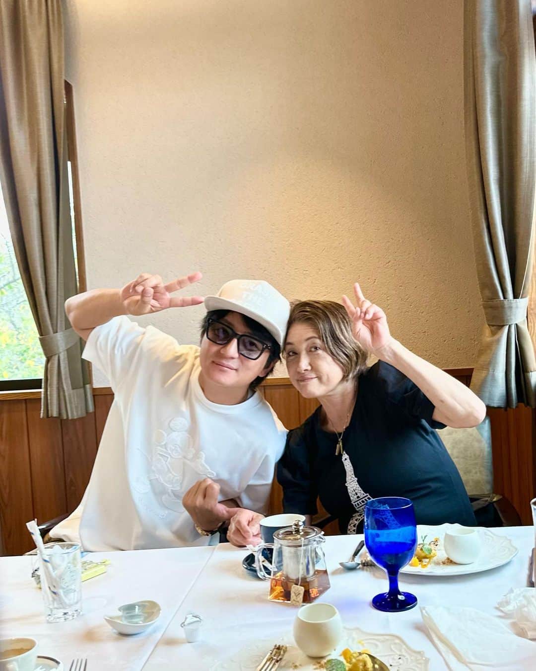 のインスタグラム：「はは #育ての いっぱい楽しんで長生きしんしゃい #mother」