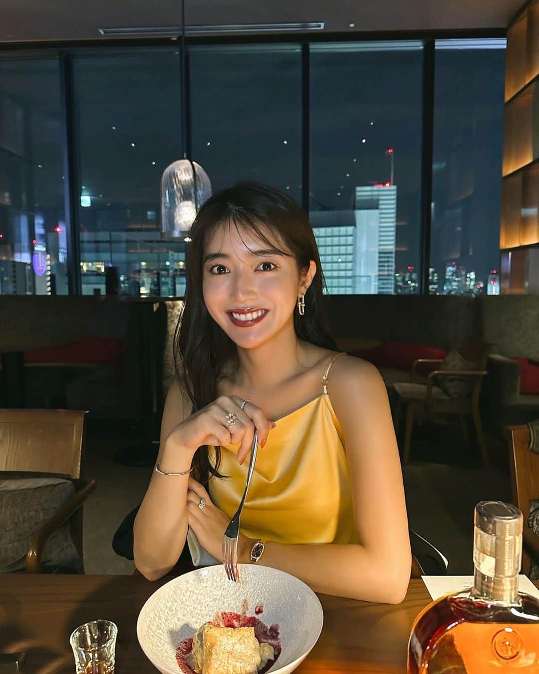 のインスタグラム：「昨日はAMATERASのショーに招待してもらいました🤍  私のルームウェアはほとんどAMATERASなの🫶  #amfn23」