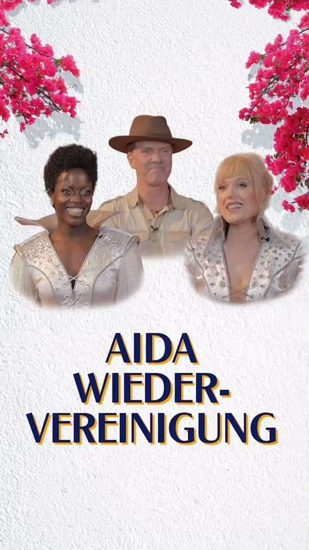 フローレンス・カサンバのインスタグラム：「Vor über 20 Jahren spielten @mathiasedenborn , @maricel.official und ich die Europa-Premiere des Disney Musicals #AIDATHEMUSICAL - nun stehen wir drei wieder gemeinsam auf der @mammamiadasmusical Bühne.」