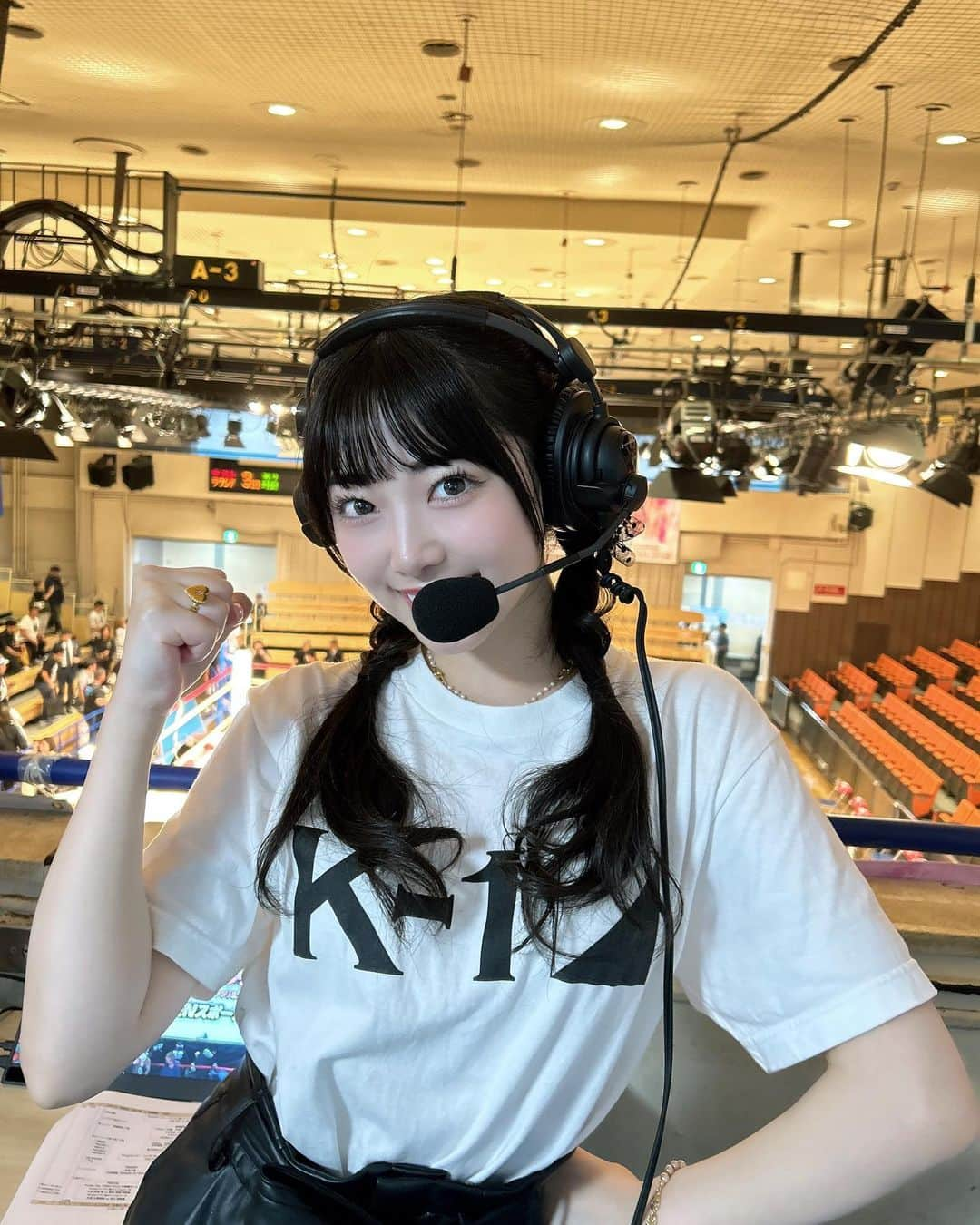  小浜桃奈さんのインスタグラム写真 - ( 小浜桃奈Instagram)「🎧ᯤ 昨日は｢Krush.153｣の実況解説をさせて頂きました🎤 K-1甲子園・カレッジぶりでしたが、今回も楽しみながら話せました！  そして本日18時から！！！ABEMA格闘チャンネルにて K-1甲子園＆K-1カレッジ2023日本一決定トーナメント の様子が放送されます🎉 私はナビゲーターもさせて頂きました！ 裏側も楽しみながら是非ご覧下さい✨️   #krush  #k1甲子園  #k1カレッジ」9月30日 17時26分 - momona_kohama