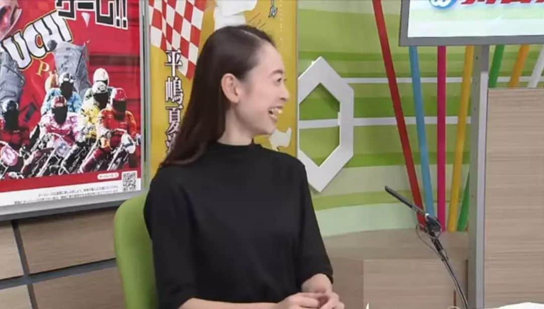 瞳ゆゆのインスタグラム：「川口オート、開催初日。 今開催は、5日間開催です🏍️  初日は爆笑から始まりました😂  9/30-10/4　デイレース  #川口オート #オートレース #アナウンサー #宝塚og」