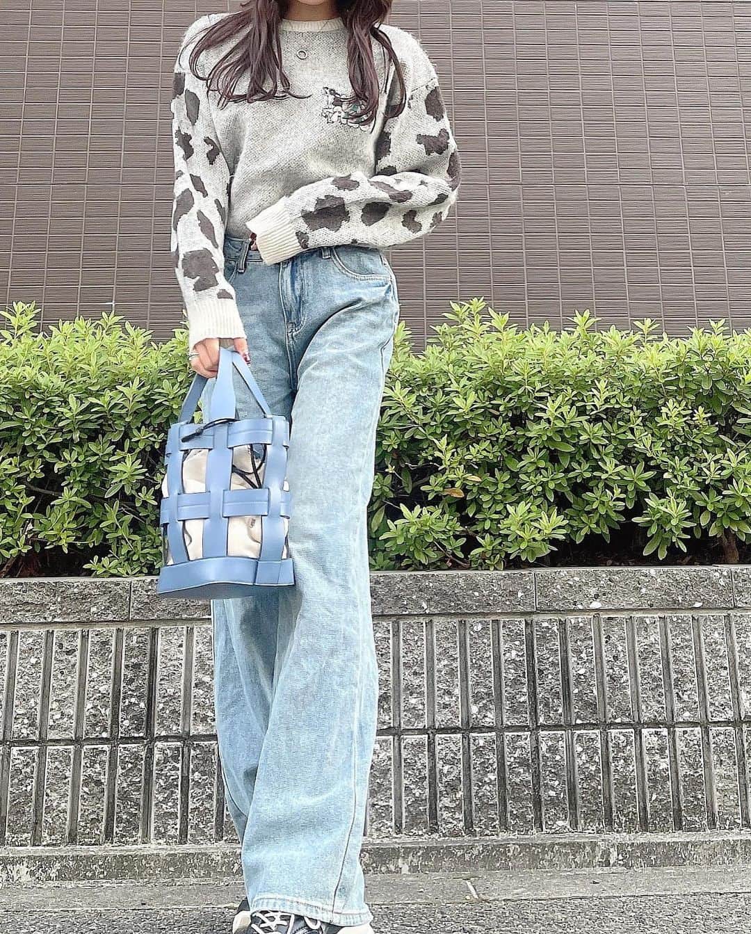 小瀬黎奈さんのインスタグラム写真 - (小瀬黎奈Instagram)「@holidayandholiday_official 🐄👖👟🩵」10月29日 20時46分 - 922_reina