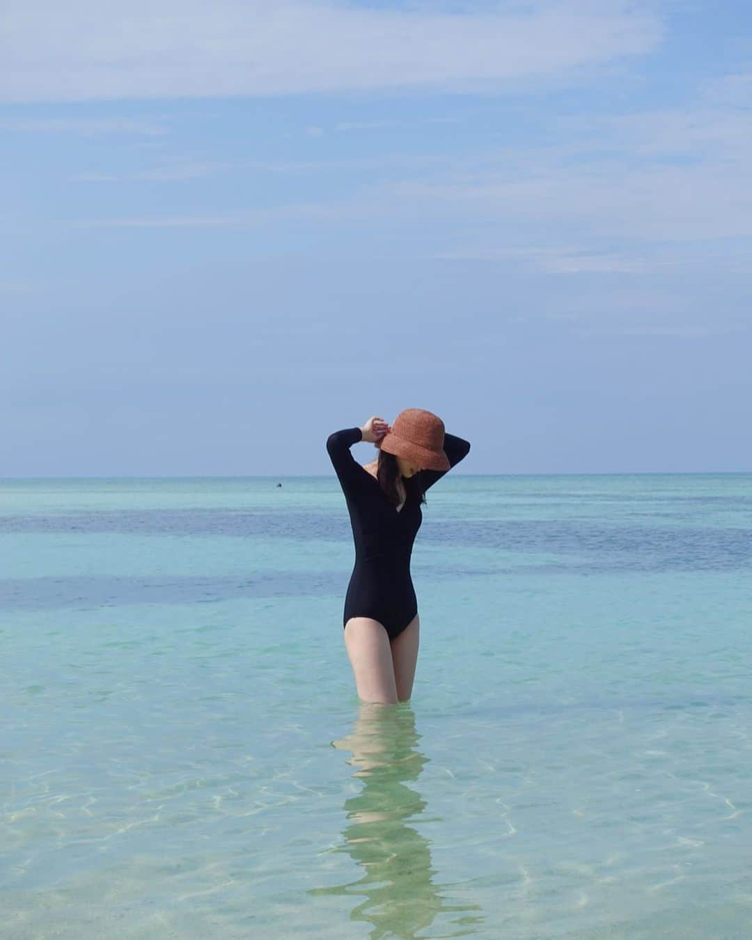 奥村真友里のインスタグラム：「竹富島🏝️  #竹富島#沖縄 #okinawa#taketomiisland」