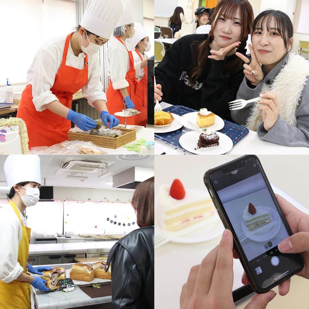 神戸製菓専門学校（公式）さんのインスタグラム写真 - (神戸製菓専門学校（公式）Instagram)「🌈#神戸製菓学園祭 2日目🌈  年に1度の学園祭が終了しました✨😆 ご来校いただいた皆様 ありがとうございました😊  なんと、2日間連続でお越しいただいた方も❗️😳  楽しんでいただけましたでしょうか🍰🍞😌 ぜひ感想などもコメントやタグ付けで教えてください♪  どれも初めての経験で、もしかしたら 至らぬ点もあったかもしれませんが 足をお運びいただいた皆様のおかげで 学生たちも成長の機会をいただくことができました😌 　 なんとなく将来お店を持ちたいな と思っている学生さんは多いと思います。  ふんわりとしていたイメージが この学園祭の準備や運営を通して より具体的になものになりました。  お店を運営するのは簡単なことではなく 考えることも多くてこんなにも大変だということ。 でもお菓子やパンを買ってくださった お客様の笑顔を見られるのはこんなにも嬉しいということ☺️ 1人ではできないことでも、クラスメイトや 先生がいるからやり遂げられるということ！  クラスの絆も深まったのではないでしょうか😊 学生のみなさんは、この2日間の苦労ややりがい、 達成感をぜひ忘れないでくださいね！😌  プロを目指してたくさんのことを 将来に繋げていってほしいと思います！ がんばれ未来のパティシエ、パン職人✨✊  ご来場いただいた皆様、ありがとうございました✨😊  #神戸製菓　#神戸製菓専門学校　#学園祭　#神戸製菓専門学校学園祭 #パティシエ　#パン職人　#学生カフェ　#神戸　#三ノ宮　#ケーキ　#パン　#pattistagram2023」10月29日 21時14分 - kobeseika_info