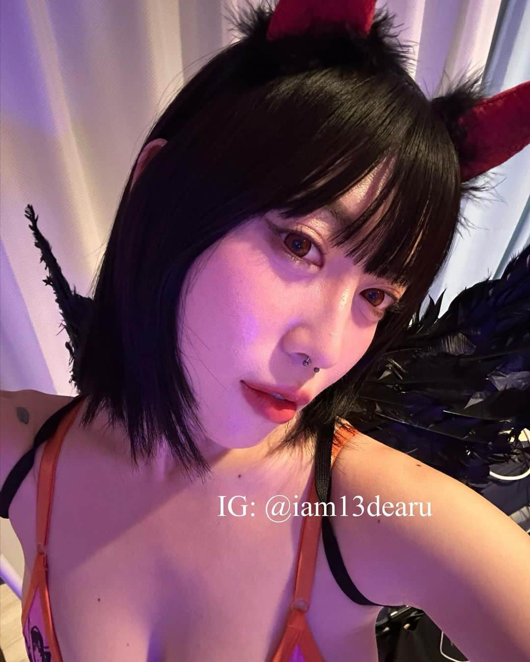 柚月瀬那さんのインスタグラム写真 - (柚月瀬那Instagram)「devil eyes😈🌶️ ハロウィンにぴったりのカラコン🎃 カラコン見て今年もデビルしよってなった💜 @the_piel   いろいろ試せて楽しい🖤 お友達の部屋で撮影させてもらった ty for letting me use ur room Santi🫶🏻🌜  #thepiel #ザピエル　#ハロウィンレンズ　#spooky #ハロウィンカラコン　#カラコンレビュー #カラコンオススメ　#デイリーカラコン　#リアルレビュー　#新商品　#pr」10月29日 21時31分 - iam13dearu