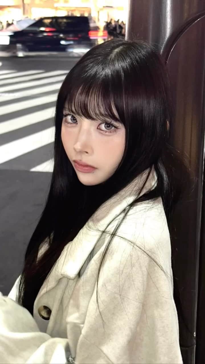 緩苺のインスタグラム：「黒髪日本女子🇯🇵」
