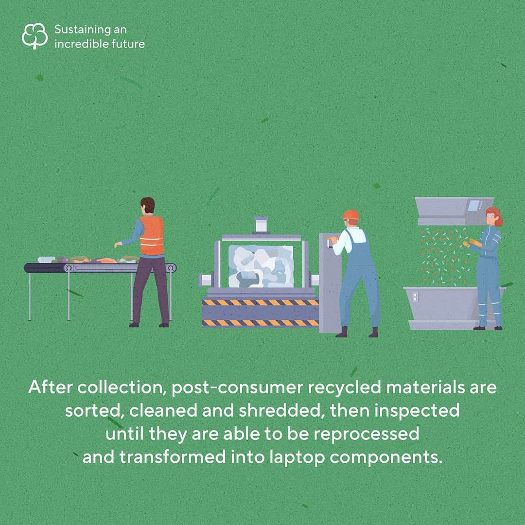 ASUSさんのインスタグラム写真 - (ASUSInstagram)「Have you ever wondered how we incorporated post-consumer recycled (PCR) materials into ASUS Zenbook S 13 OLED? Discover more about PCR materials and why they are important for the environment! 🌳 #ASUS #ASUSESG #SustainingAnIncredibleFuture」10月29日 22時00分 - asus